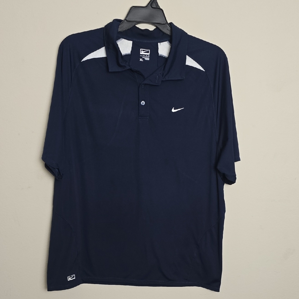 Nike Men's Dark Blue Polo Shirt